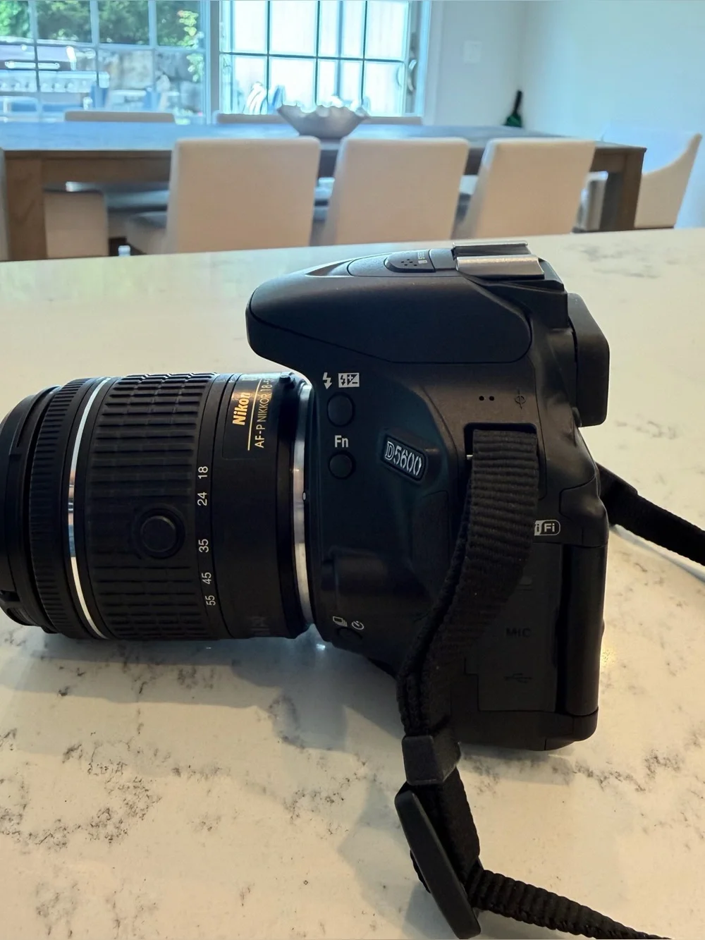 Nikon D5600 Black DSLR Camera Kit with 18-55mm, 70-300mm, and 50mm f/1.8G Lenses